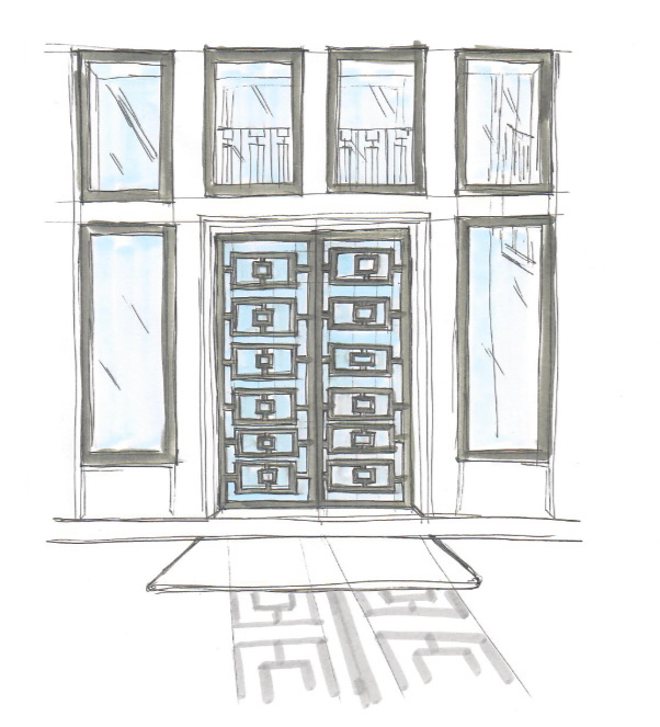 Handcrafted Metal Window - Fine Detailing and Craftsmanship